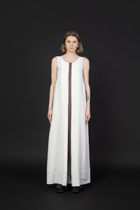 LINEN DRESS WITH STRAPS