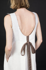 LINEN DRESS WITH STRAPS