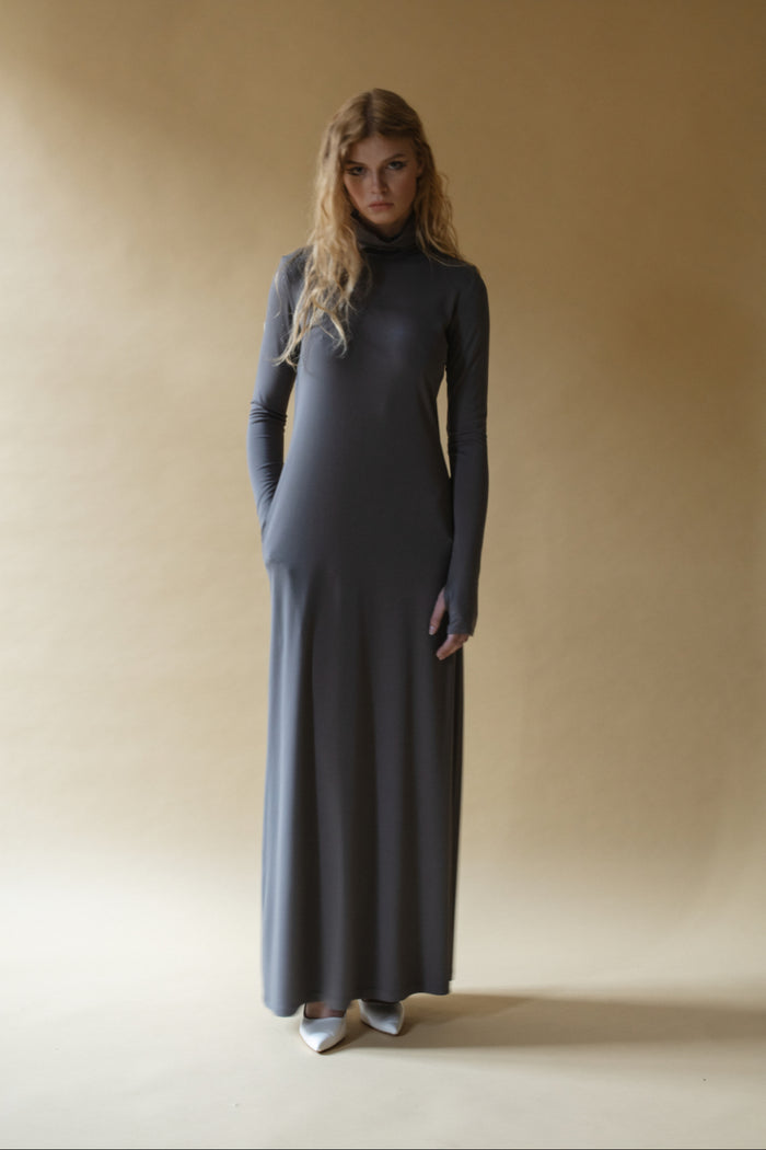 TURTLE-NECK DRESS