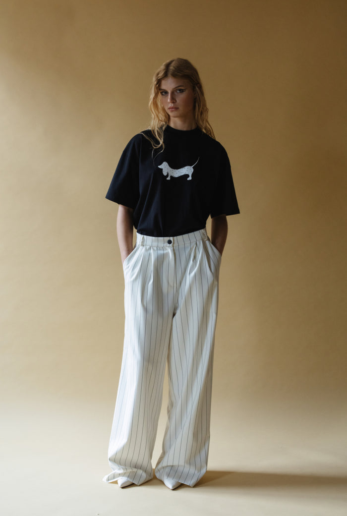 STRIPED TROUSERS