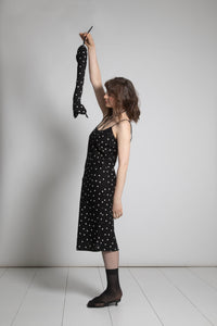 POLKA-DOT SLIP DRESS