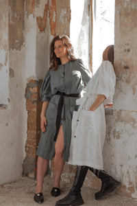 PUFF SLEEVE DRESS