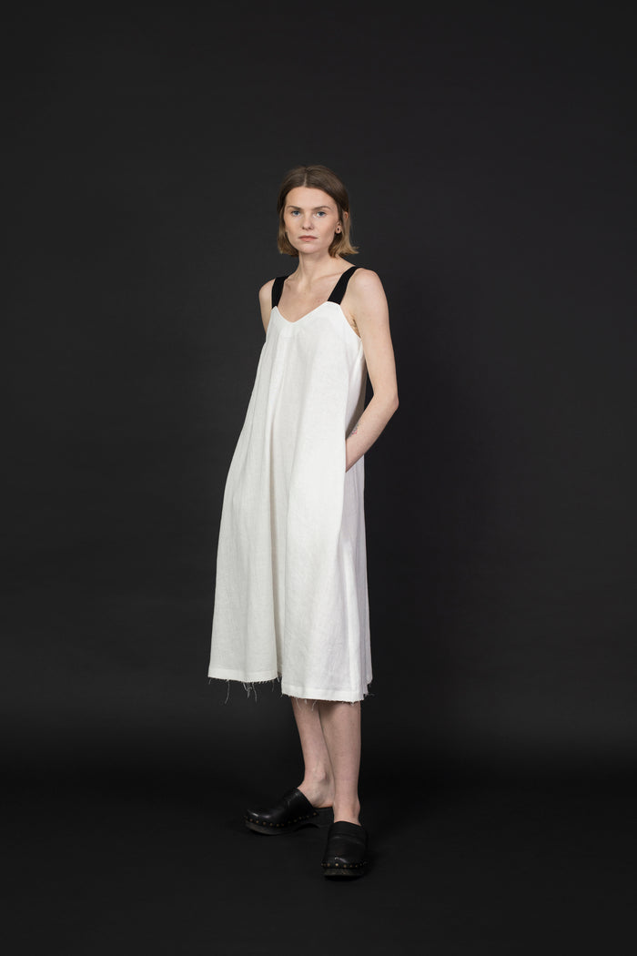 MIDI LINEN DRESS