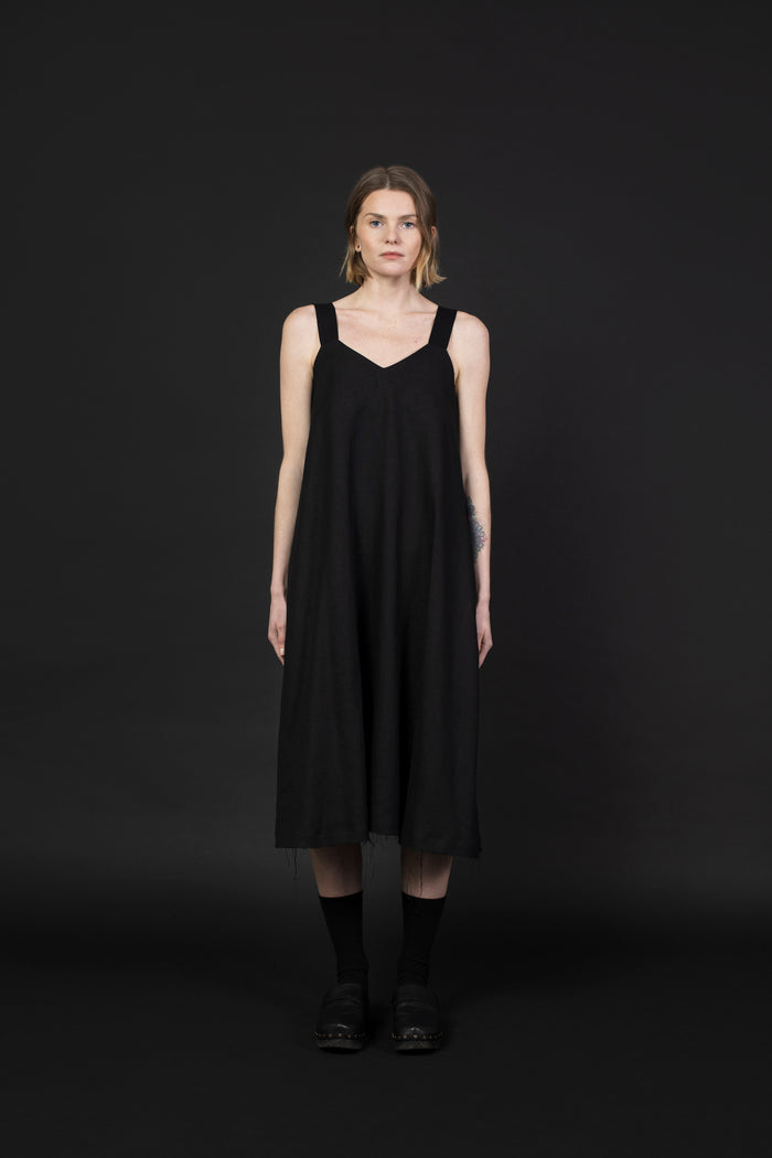 MIDI LINEN DRESS