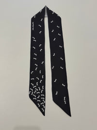 BLACK&WHITE SCARF
