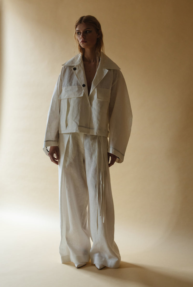 LINEN TROUSERS
