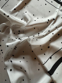 DOTTED WHITE SCARF