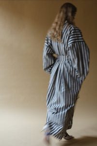 STRIPED KIMONO