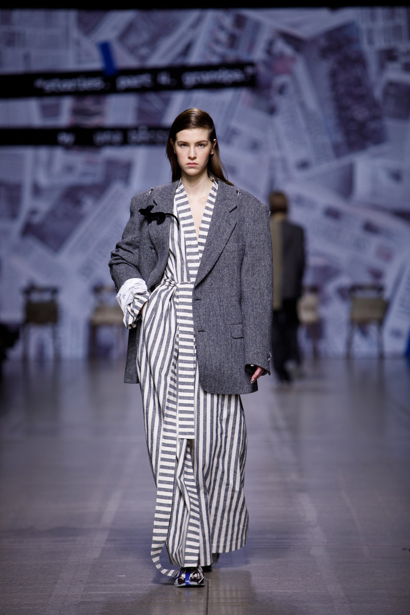 STRIPED KIMONO