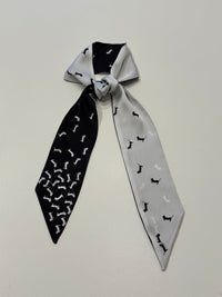 BLACK&WHITE SCARF