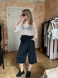 SHEER WOOL KNIT TOP