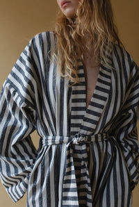 STRIPED KIMONO