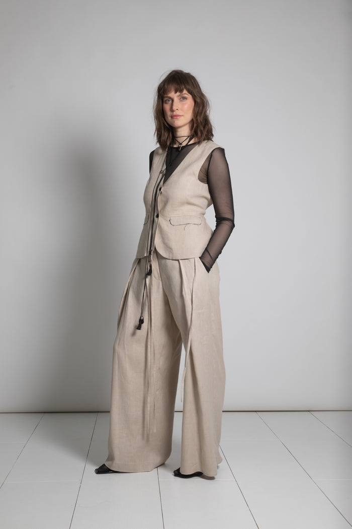 LINEN TROUSERS